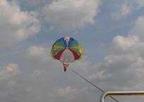 Víziejtőernyőzés a Tisza - tavon (2014. május)